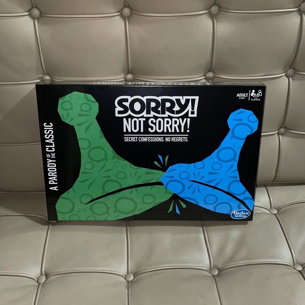Sorry not sorry adult parody board game NWT - Picture 2 of 3